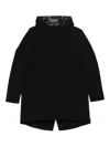 Roberto Ricci Designs Hooded Zip-fastening Coat In Black