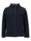 Roberto Ricci Designs Hooded Zip-front Jacket In Blue