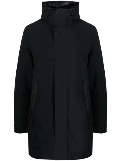 Roberto Ricci Designs Logo-appliqué Padded Coat In Blue