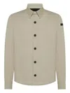 Roberto Ricci Designs Logo-patch Shirt Jacket In Neutral