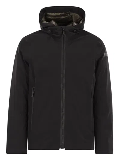 Roberto Ricci Designs Montecristo Floating Storm Hooded Jacket In Black
