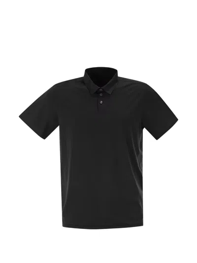 Roberto Ricci Designs Oxford Polo Shirt In Black