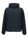 Roberto Ricci Designs Quilted Zip-up Jacket In Blue