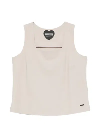 Roberto Ricci Designs Square-neck Sleeveless Top In Neutral