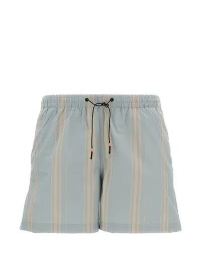 Roberto Ricci Designs Striped Swim Shorts In Blue