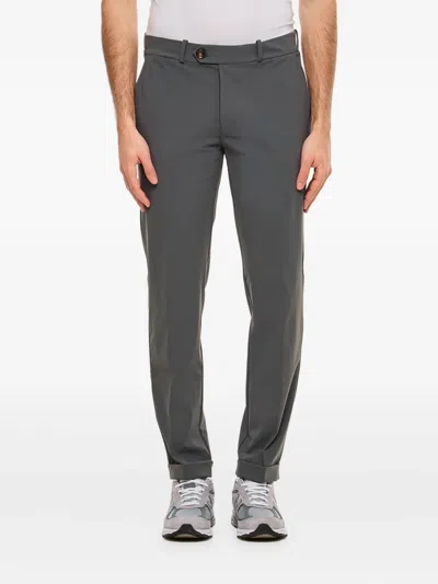 Roberto Ricci Designs Welt-pocket Zip-front Pants In Gray