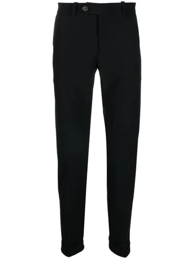 Roberto Ricci Designs Logo-patch Tapered Trousers In Blue