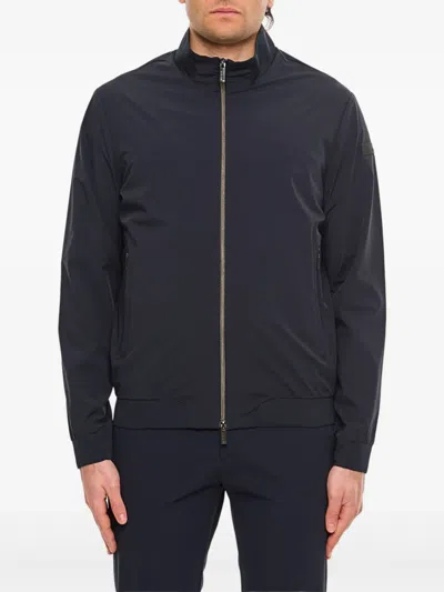 Roberto Ricci Designs Zip-front Lightweight Jacket In Blue