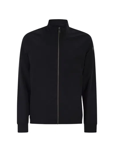 Roberto Ricci Designs Zip Stand-up Collar Sweatshirt In Black
