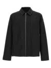 Roberto Ricci Designs Zip-up Suede Jacket In Black