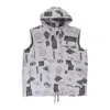 Roberto Sanchez Base  Manifiesto Vest - Green In Gray