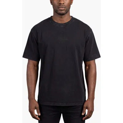 Roberto Vino 83 Oversize Washed Cotton Tee In Black