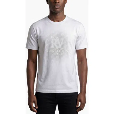 Roberto Vino Rv Front Slim Fit Tee In White