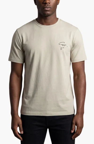 Roberto Vino Signature Slim Fit Tee In Neutral