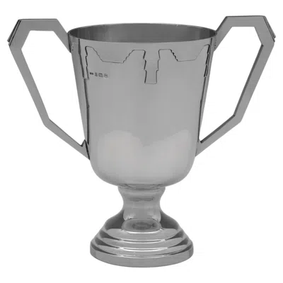 Pre-owned Roberts & Dore Ltd. 1 Art Deco George V Sterling Silver Trophy Cup By Roberts & Dore, 1935