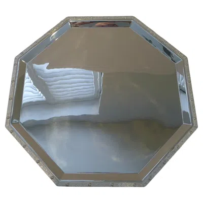Pre-owned Roberts & Dore Ltd. 1 Superb Art Deco Cocktail Tray - Celtic Design By Roberts & Dore In Silver