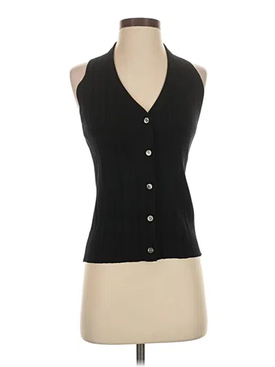 Pre-owned Robertson & Rodeo Sweater Vest In Black