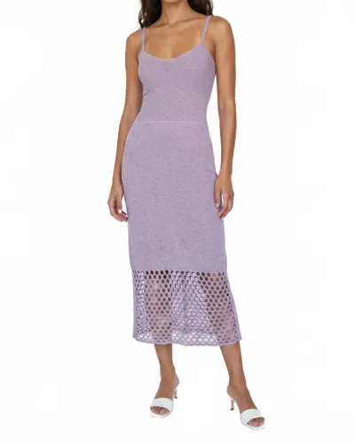 Robertson + Rodeo Meadow Knitted Dress In Lavender In Purple