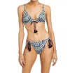 Robin Piccone Aabra High Waist Bikini Bottom In Lapis In Blue
