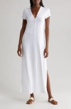 ROBIN PICCONE AMY RIB COVER-UP DRESS