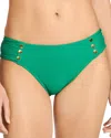 Robin Piccone Amy Tab Side Bikini Bottom In Green