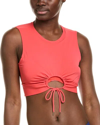 Robin Piccone Aubrey Tank Top In Red