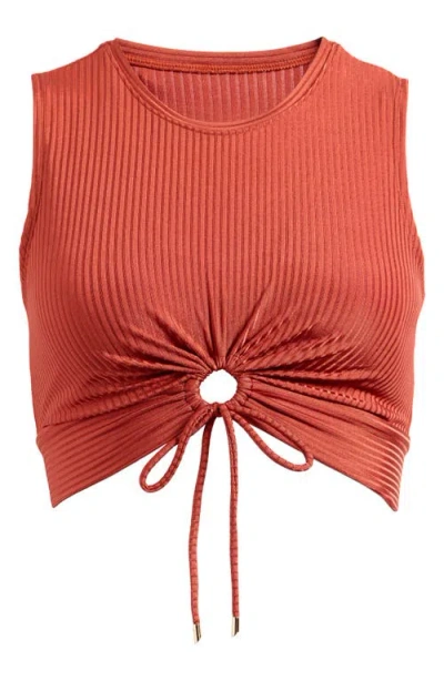 Robin Piccone Aubrey Tank Top In Spice
