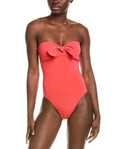 Robin Piccone Ava Bandeau One-piece In Pink