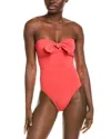Robin Piccone Ava Bandeau One-piece In Pink