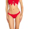 Robin Piccone Ava Bikini Bottoms In Fiery Red