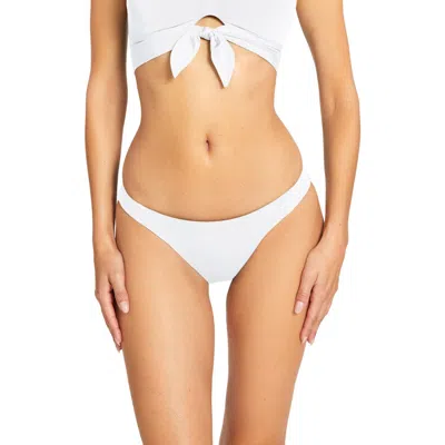 Robin Piccone Ava Bikini Bottoms In White