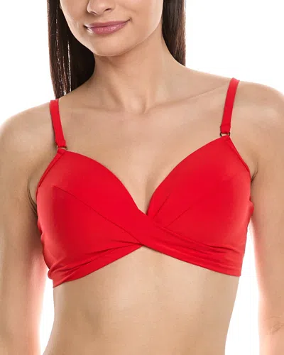 Robin Piccone Ava D Cup Twist Cami In Red