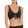 Robin Piccone Ava Longline Knot Front Bikini Top