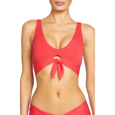 Robin Piccone Ava Knot Front Bikini Top