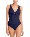 Robin Piccone Ava Tankini In Navy