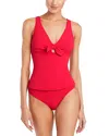 Robin Piccone Ava Tankini Top In Fiery Red