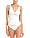 Robin Piccone Ava Tankini Top In White