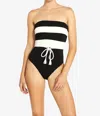 Robin Piccone Babe Bandeau One Piece Swimsuit In Multi