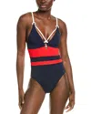 Robin Piccone Babe Tringle One-piece In Multi