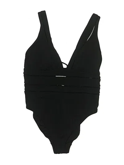 Pre-owned Robin Piccone Bodysuit In Black