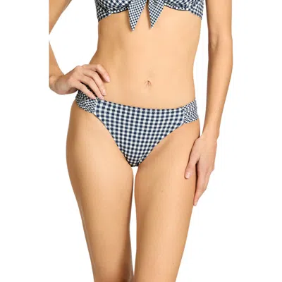 Robin Piccone Brigitte Tab Side Hipster Bikini Bottoms In Black