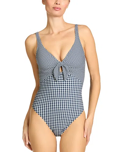 Robin Piccone Brigitte Underwire One Piece Swimsuit In Gray