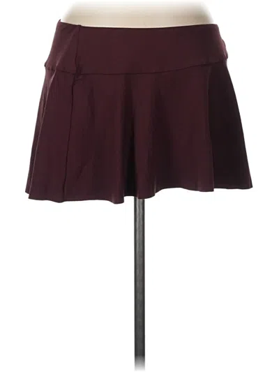 Pre-owned Robin Piccone Casual Skirt In Burgundy