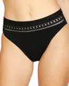 Robin Piccone Isabelle High Waist Bottom In Black