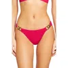Robin Piccone Jane Chain Bikini Bottoms In Rose