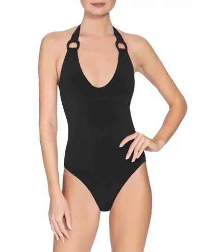 Robin Piccone Kate U-neck One Piece In Black