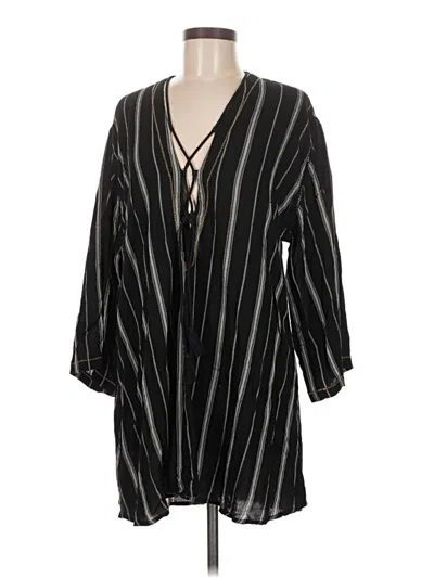 Pre-owned Robin Piccone Kimono In Black
