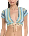 Robin Piccone Lyra T-shirt Top In Blue