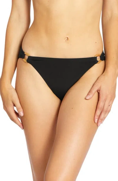 Robin Piccone Margot Bikini Bottoms In Black