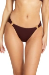 Robin Piccone Margot Bikini Bottoms In Carob